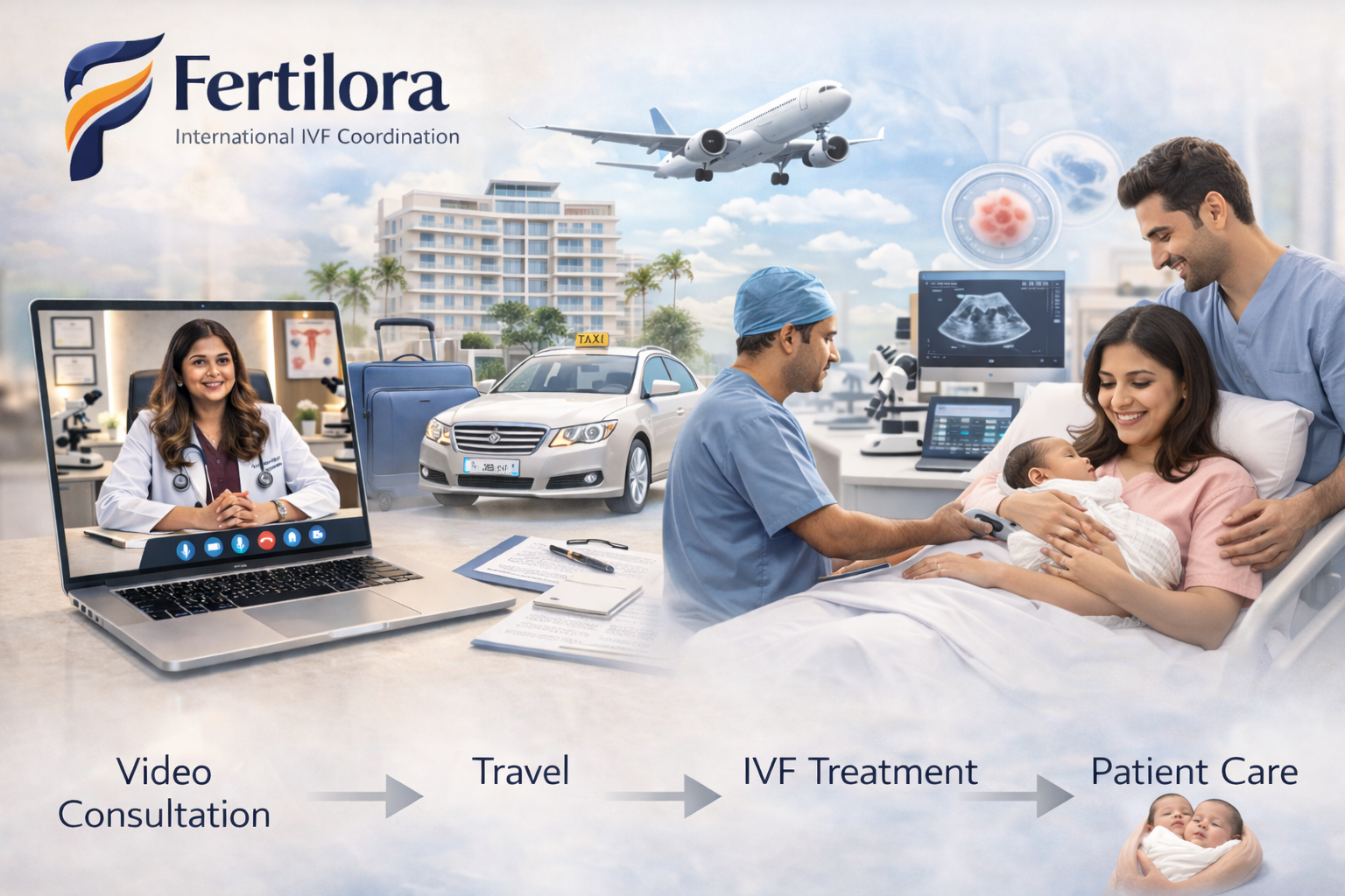 International IVF coordination support